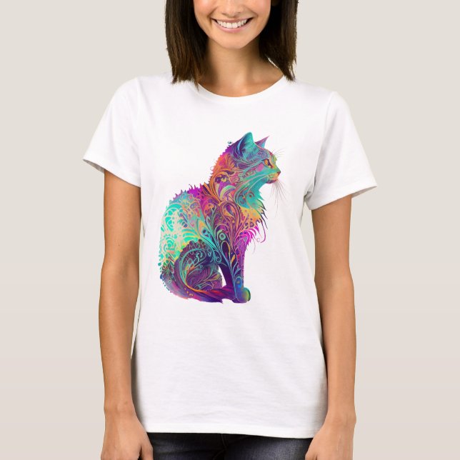 CAMISETA ABSTRATO COLORIDO (Frente)