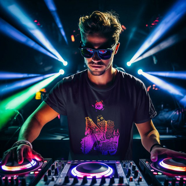 Camiseta Abstrato colorido Legal (Criador carregado)