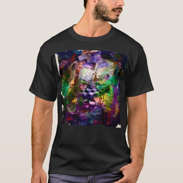 Camiseta Abstrato com símbolos (Frente)