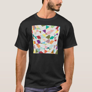 Camiseta Abstrato - Cores - Damasco