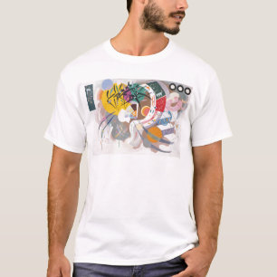 Camiseta Abstrato da curva dominante de Kandinsky