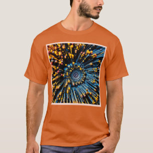 Camiseta Abstrato Data Stream Art