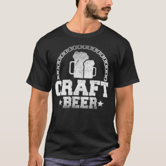 Camiseta Abstrato De Arranjo De Cerveja Cheerful Trabalho d