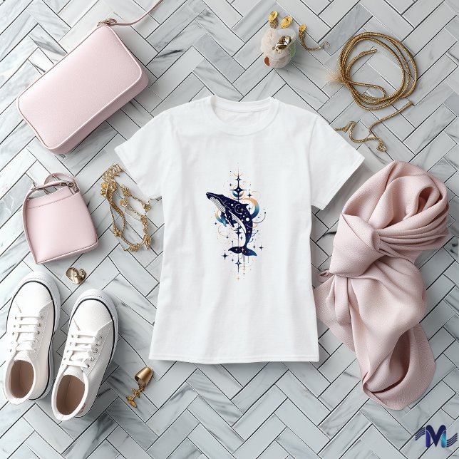 Camiseta Abstrato de Arte Celestial (Criador carregado)