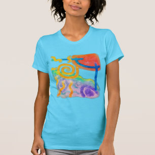 Camiseta Abstrato de Arte Original para Vestir