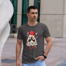 Camiseta Abstrato de Criação de Autoamor