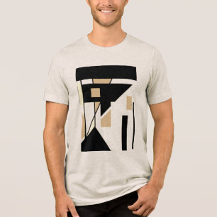 Camiseta Abstrato de Formas Geométricas de Olhar do MCM de 