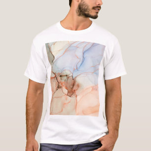Camiseta Abstrato de luxo: Arte a Tinta Álcool