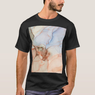 Camiseta Abstrato de luxo: Arte a Tinta Álcool