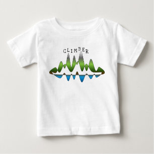 Camiseta Abstrato de montanha "Climber" Perpétuo