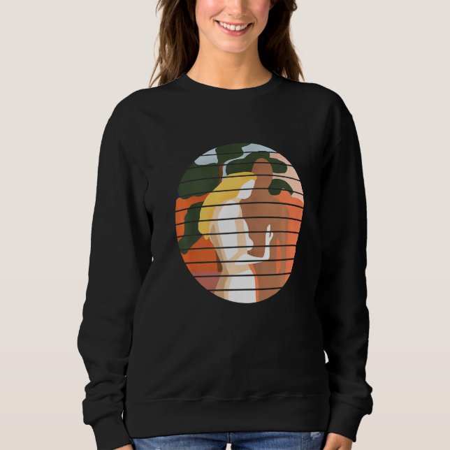 Camiseta Abstrato de mulher (Frente)