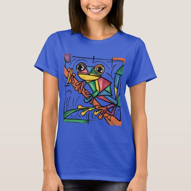 Camiseta Abstrato de Sapo (Frente)