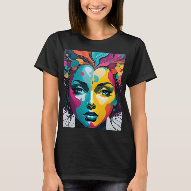 Camiseta Abstrato de saúde mental (Frente)