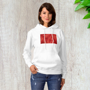 Camiseta Abstrato de Textura Muscular Vermelha Dinâmica