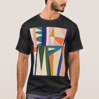 Abstrato de Trendy: Desenho Colorido da Mão.