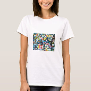 Camiseta Abstrato do Fluxo Aviário Jeff Hankamer Artjunkhau