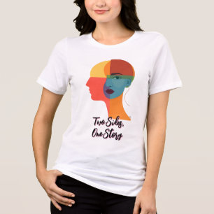 Camiseta Abstrato Dual Face Art
