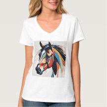 Abstrato Equestrian Horse Mustang Pony Bronco Colt