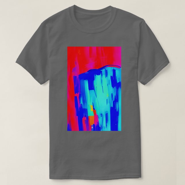 Camiseta Abstrato Expressionismo Wallpaper 5 (Frente do Design)