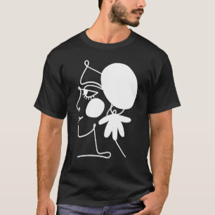 Camiseta Abstrato face a uma linha mulheres rapazes Meninos