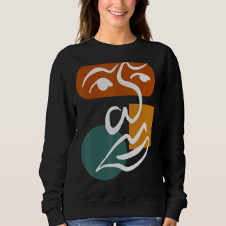 Camiseta Abstrato face a uma linha mulheres rapazes Meninos