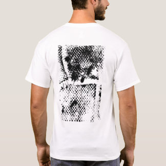 Camiseta Abstrato figurativo frontal e traseira