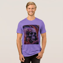 Abstrato Galactic Vintage style Skull