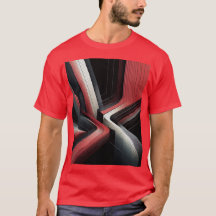 Camiseta abstrato Geométrica Masculina