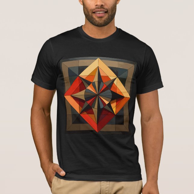 Camiseta Abstrato Geométrico (Frente)