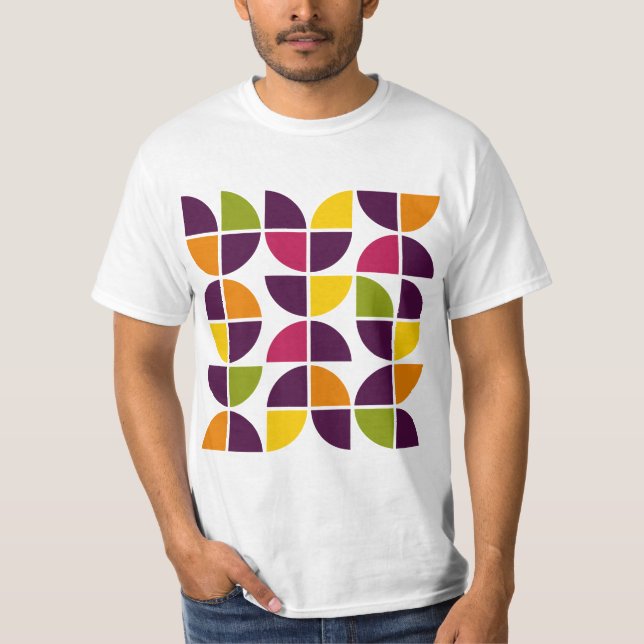 Camiseta Abstrato Geométrico 110421v2 (Frente)