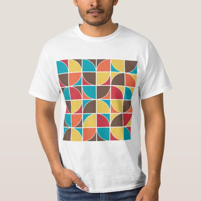 Camiseta Abstrato Geométrico 110421v4 (Frente)