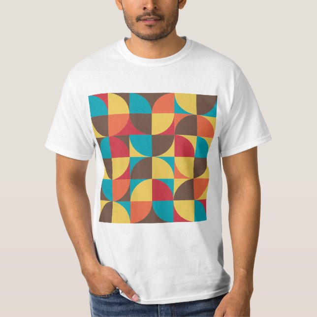 Camiseta Abstrato Geométrico 110421v5 (Frente)
