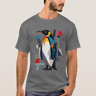 Camiseta Abstrato Geométrico Penguin Design