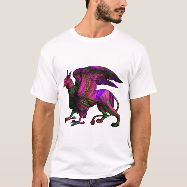 Camiseta Abstrato Griffin Infinity Ativa Colorida (Frente)