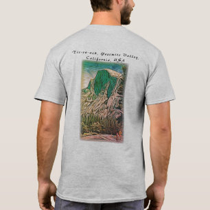 Camiseta Abstrato Half Dome Yosemite Valley Califórnia