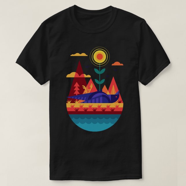 Camiseta Abstrato Hope (Frente do Design)