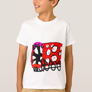 Camiseta abstrato incolor