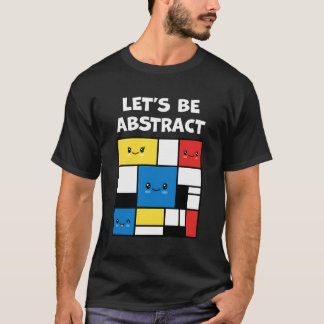Camiseta Abstrato Kawaii Abstrato Bonito Adorável