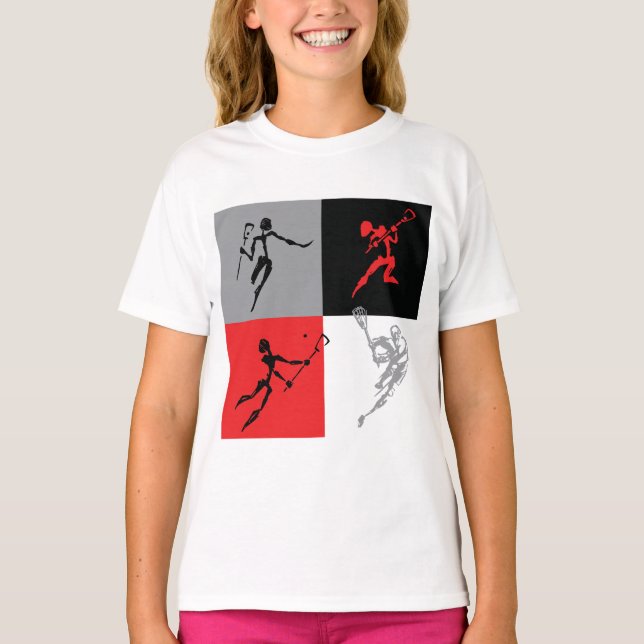 Camiseta Abstrato Lacrosse (Frente)