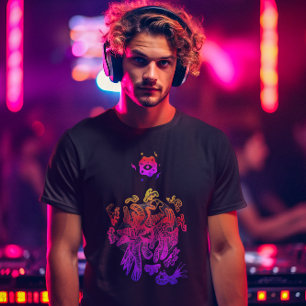 Camiseta Abstrato legal Colorido