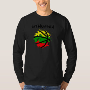Camiseta Abstrato Lituânia BB Lietuva ganhou o jogo pela Li