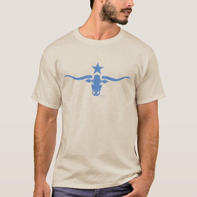 Camiseta Abstrato longhorn (Frente)