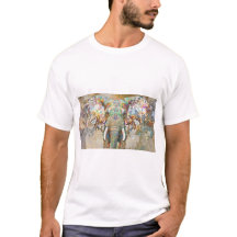 Abstrato majestade: Trabalho de arte de elefante v