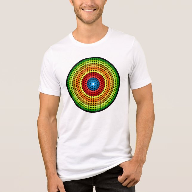 Camiseta Abstrato Mandala Art Design- 65904 (Frente)