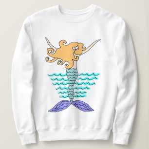 Camiseta Abstrato Mermaid Art para Vestir