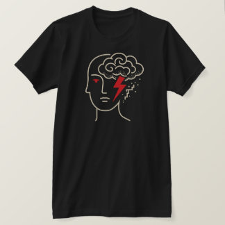 Camiseta Abstrato Mindstorm - Arte da Cabeça Minimalista