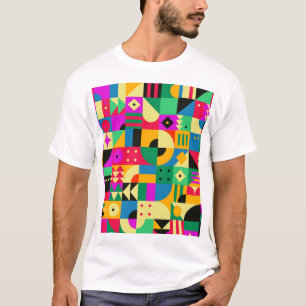 Camiseta Abstrato Modern Garden