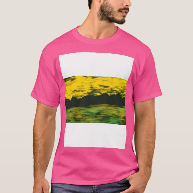 Camiseta Abstrato Mountain Range Graphic (Frente)