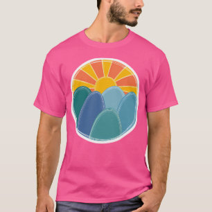 Camiseta Abstrato Mountain Sunrise Ativa