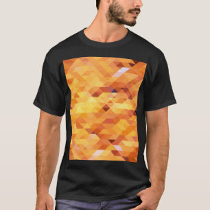 Camiseta Abstrato multicolorido, baixo mosaico polo.